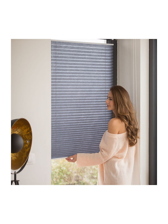 Relaxdays Rolete Geam Semi-Blackout Gri Lățime130xÎnălțime60cm 10021311_741