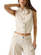 Long Sleeve Women's Shirt Ecru