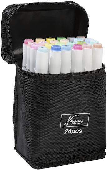 Nassau Fine Art Zeichenstifte Fein Set 24 Farben