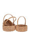 Iliadis Set of 3 Wicker Decorative Baskets
