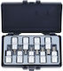 Torx Steckdosen mit Rahmen Gastgeber 1/2" Set 9 Stück