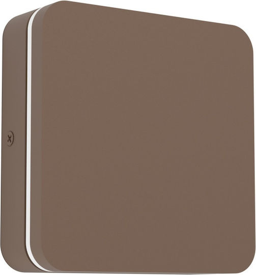 Eglo Pedersano Wall Lamp with Integrated LED and Adjustable Warm to Cool White Light Brown 14x4.7x14cm