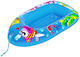 Globo Kids Inflatable Boat Blue with Pump 112x70cm
