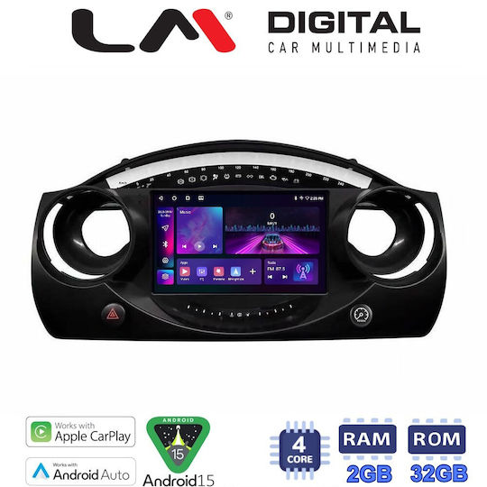 LM Digital Ηχοσύστημα Αυτοκινήτου για Mini Cooper 2001 > 2007 (Bluetooth/USB/WiFi/GPS/Apple-Carplay/Android-Auto)