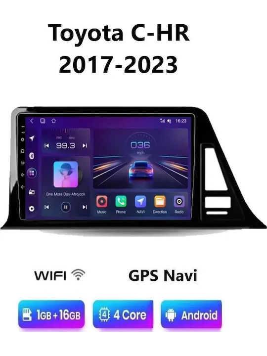 Car Audio System for Toyota C-HR 2017-2023 Bluetooth USB WiFi GPS Apple CarPlay Android Auto with 9" Touch Screen