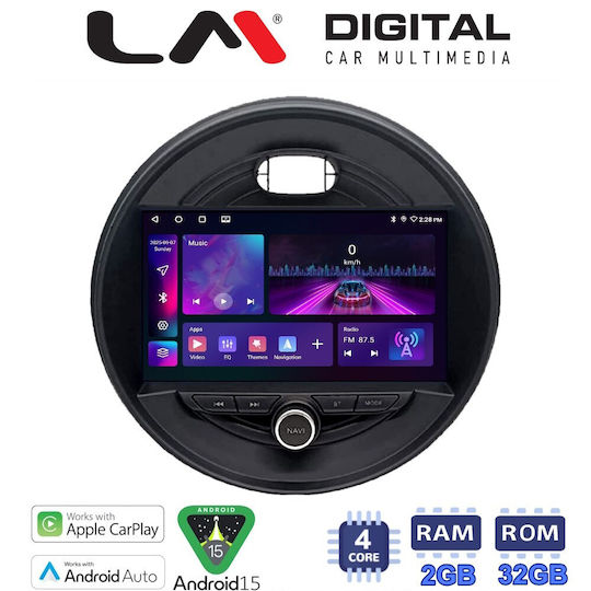 LM Digital Car Audio System for Mini Cooper / Clubman 2015 (Bluetooth USB Wi-Fi GPS Apple CarPlay Android Auto)
