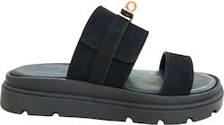 Prime Sandale Casual Damă Flatforme Negre Din Piele Prime Sandale Casual Damă Flatforme Negre Din Piele