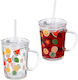 Relaxdays Kinderbecher aus Kunststoff Orange