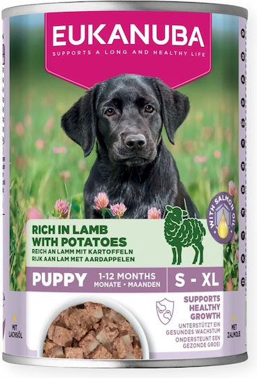 Eukanuba Течна Храна За Кученца С Агнешко И Картофи Без Зърнени Храни 400гр