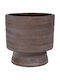 Iliadis Plant Pot Ceramic Gray 14x14x14cm