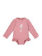 Little Dutch Παιδικό Μαγιό Ολόσωμο με Μακρύ Μανίκι Dreamy Pink