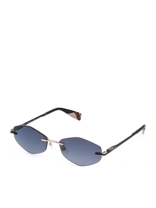 Furla Unisex Sonnenbrillen mit Goldfarbenem Rah...