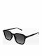 Ysl Ochelari De Soare Unisex Cu Ramă Neagră Din Plastic Și Lentile Negre
