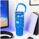 Paladone Plastic Thermos Glass 900ml Paladone With Handle