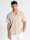 Short Sleeve Shirt Sand Beige