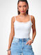 Bodysuit Cu Dantelă Alb