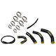 Silicone Radiator Hoses Aramide+Breather Tubes Racing Honda Pcx 125/150 '10-'20 Tobaki