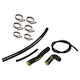 Silicone Radiator Hoses Aramide+Breather Tubes Racing Honda SH 150i PCX 125 21 Tobaki