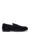 Suede Ανδρικά Loafers σε Μαύρο Χρώμα