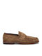 Suede Herren Mokassins in Tabac Braun Farbe