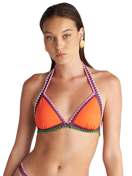 Bikini Triangle With Padding Coral