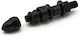 Motorcycle Mirror Adapter Harley Davidson Black