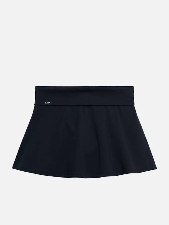 Superdry Mini Φούστα Μπλε