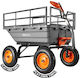 Garden Cart Log Transport Plastic with Maximum Load Capacity 680kg