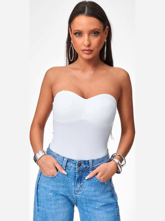 White Padded Bodysuit