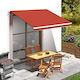 vidaXL Awning Fabric Orange with PU Coating 2.5...
