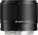 TTArtisan Crop Φωτογραφικός Φακός 17mm f/1.8 Air APS-C Σταθερός για Sony E Mount Μαύρος