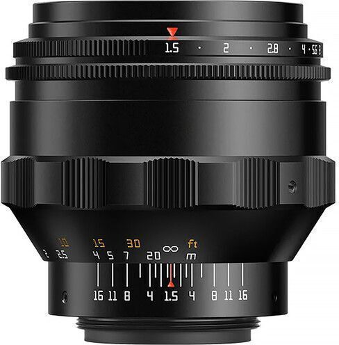 TTArtisan Full Frame Camera Lens 75mm f/1.5 Standard for Leica M42 Mount Black