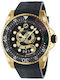 Gucci Men's Watch 45mm Battery with Black Rubber Strap