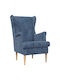 Relax Sessel Blau 65x79x100cm