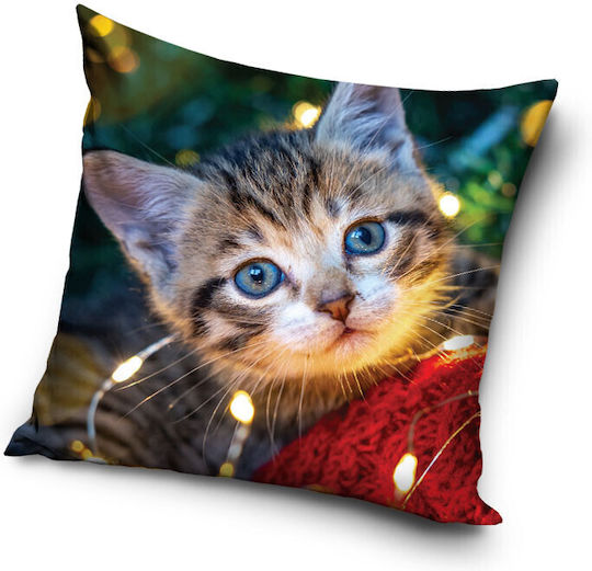 CAT Kids Throw Pillow 40x40cm