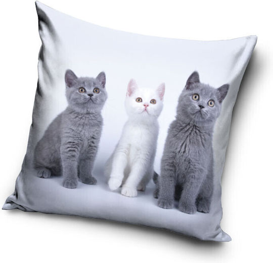 CAT Kids Throw Pillow 40x40cm