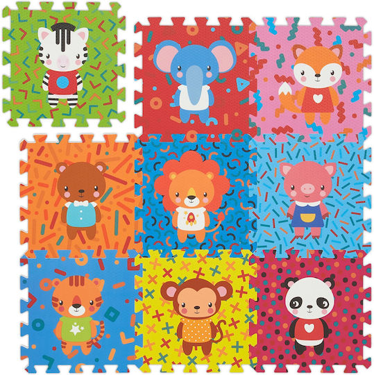 Relaxdays Puzzle De Podea Interactiv 9 Piese