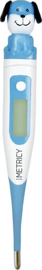 Metricy Happy Heroes Digital Thermometer Achselhöhle Geeignet für Babys Blau