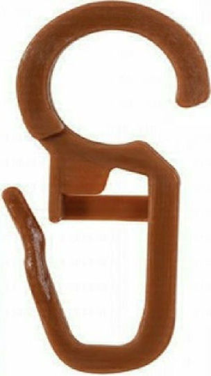 Metalplast Curtain Hooks Safety Pins for Hoops 50 Pieces