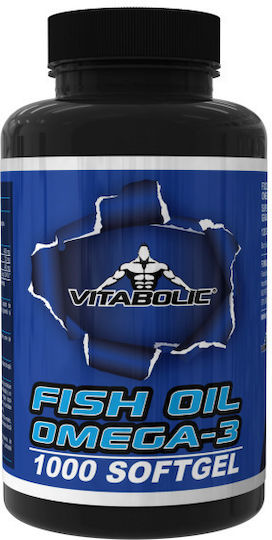 Vitabolic SRL Fish Oil Ulei de Pește 1000mg 120 Capsule Moi