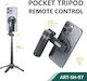 Siipro Pocket Magsafe Selfie Stick Tripod Black Sh-97