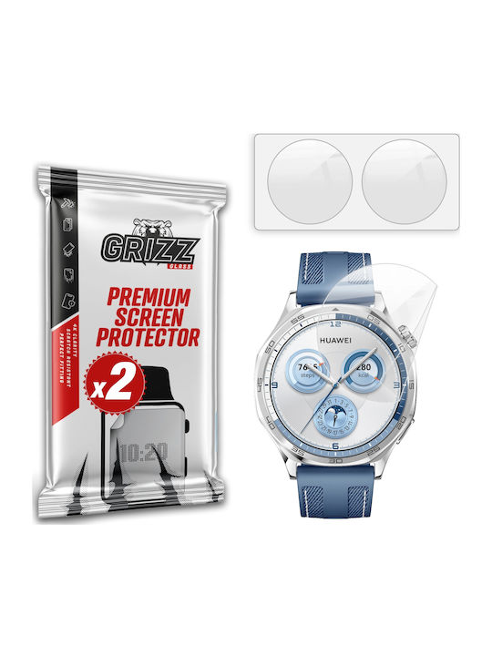 Set 2 Grizzglass Ceramicfilm Protective Films Compatible Huawei Watch Gt 5 46mm Transparent