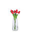 Relaxdays Vază Decorativă Din Sticlă Transparentă 10xÎ21.5cm