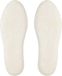 Winter Warm Insoles Authentic Natural Sheep Wool White