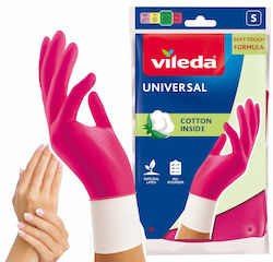 Vileda Звено Кухненски Ръкавици Universal Латекс Small