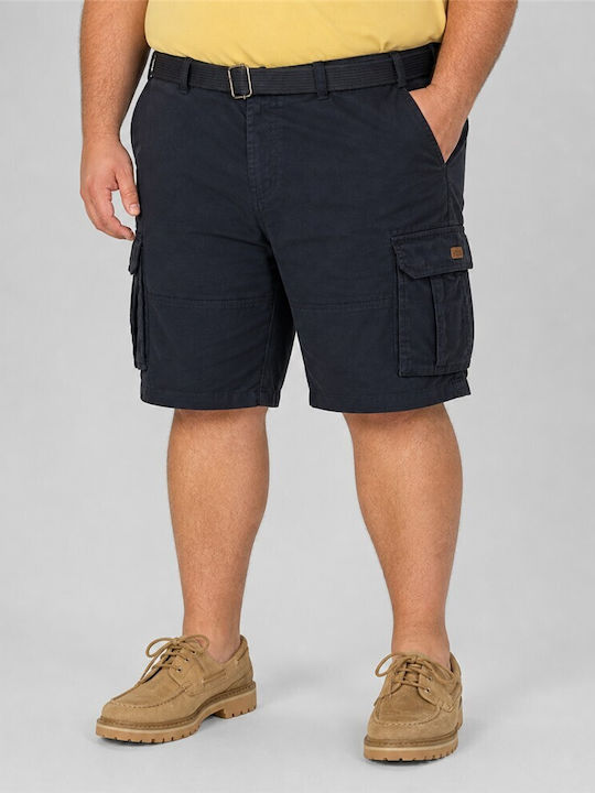 Double Men's Cargo Blue Bermuda
