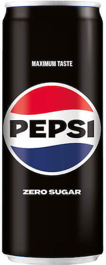 Pepsi Cola με Ανθρακικό, Χωρίς Ζάχαρη σε Κουτί 330ml