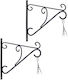 Relaxdays Black Plant Stand 28x30cm