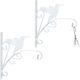 Relaxdays Suport Pentru Plante Alb 30x29,5 cm