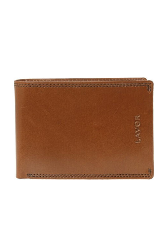 Lavor Leather Men's Wallet with RFID Cognac